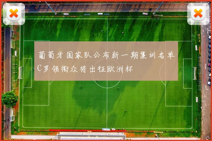 葡萄牙国家队公布新一期集训名单C罗领衔众将出征欧洲杯